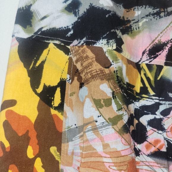 For Cynthia Linen Blend Pattern Skirt - Picture 11 of 12